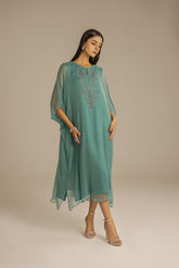 1 Piece Chiffon Embroidered Shirts (FS0052)